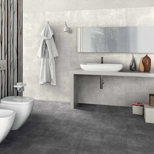 Dado Fabric Anthracite 30X60 Rett - 303416