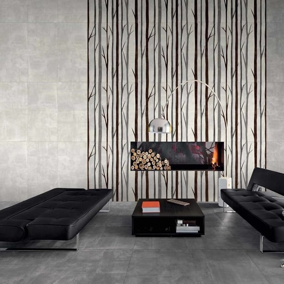 Dado Fabric Grey 30X60 Rett - 303414