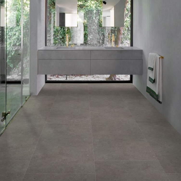 Porcelánico Efecto Cemento Antracita Mate 60X60 - Ebbd023
