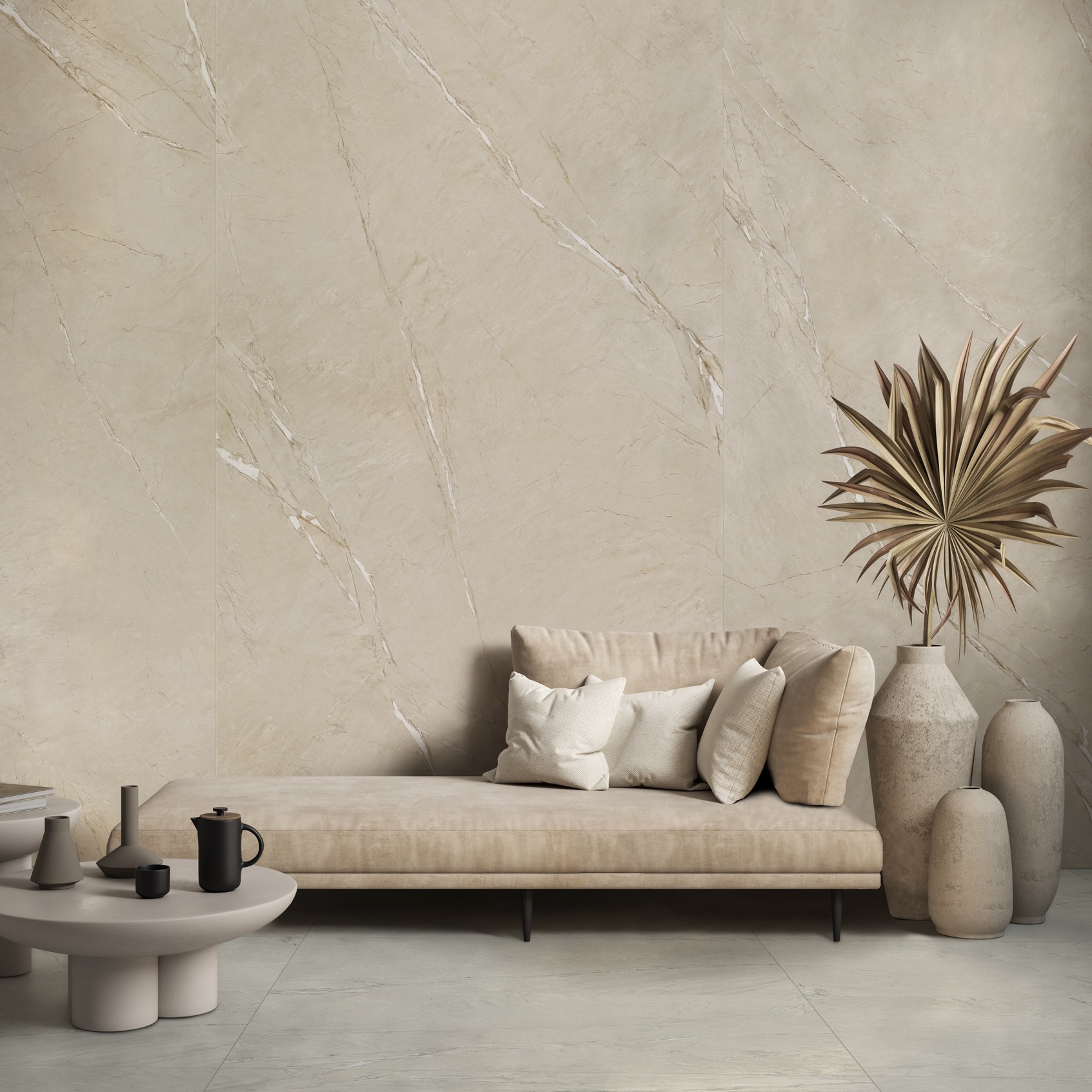 Porcelánico Efecto Arenisco Beige Mate 60X120 - Ecbe222