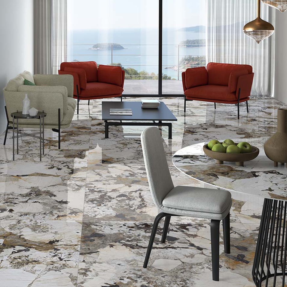 Porcelánico Efecto Mármol Patagonia Pulido 60X120 - Epaa158