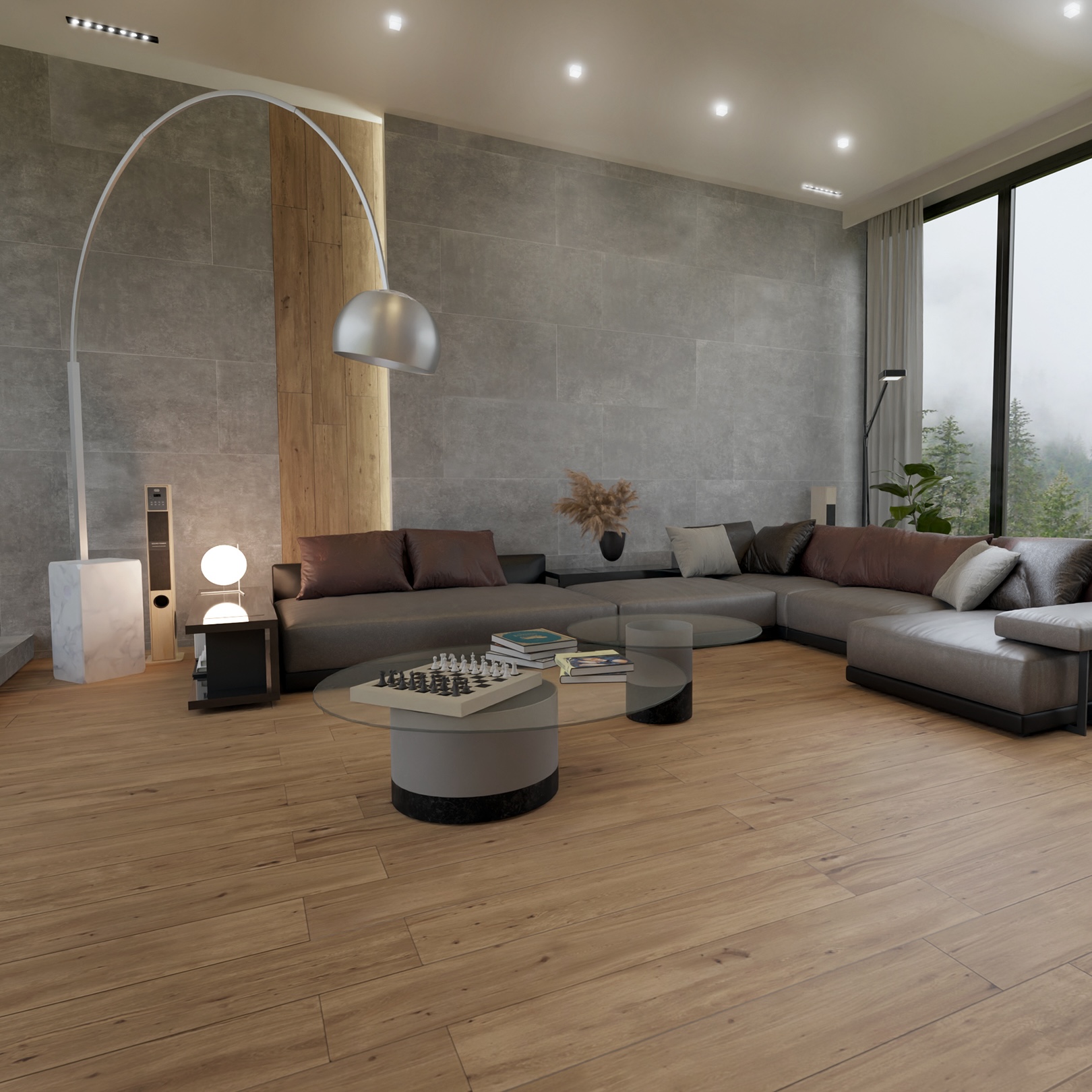 Porcelánico Efecto Madera Cruda Nogal Mate 30X120 - Epnt269