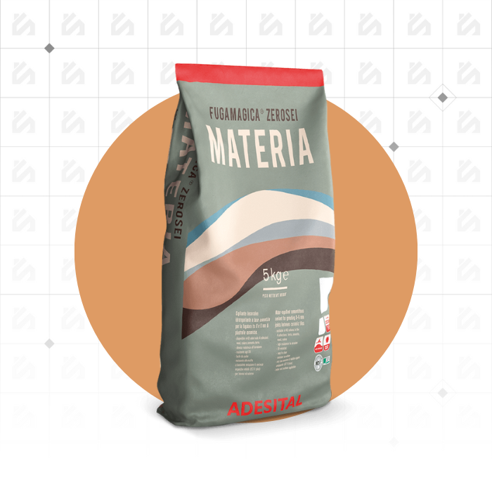 Adesital Fugamagica Zerosei Materia CARAMEL 5kg - Lechada para Juntas